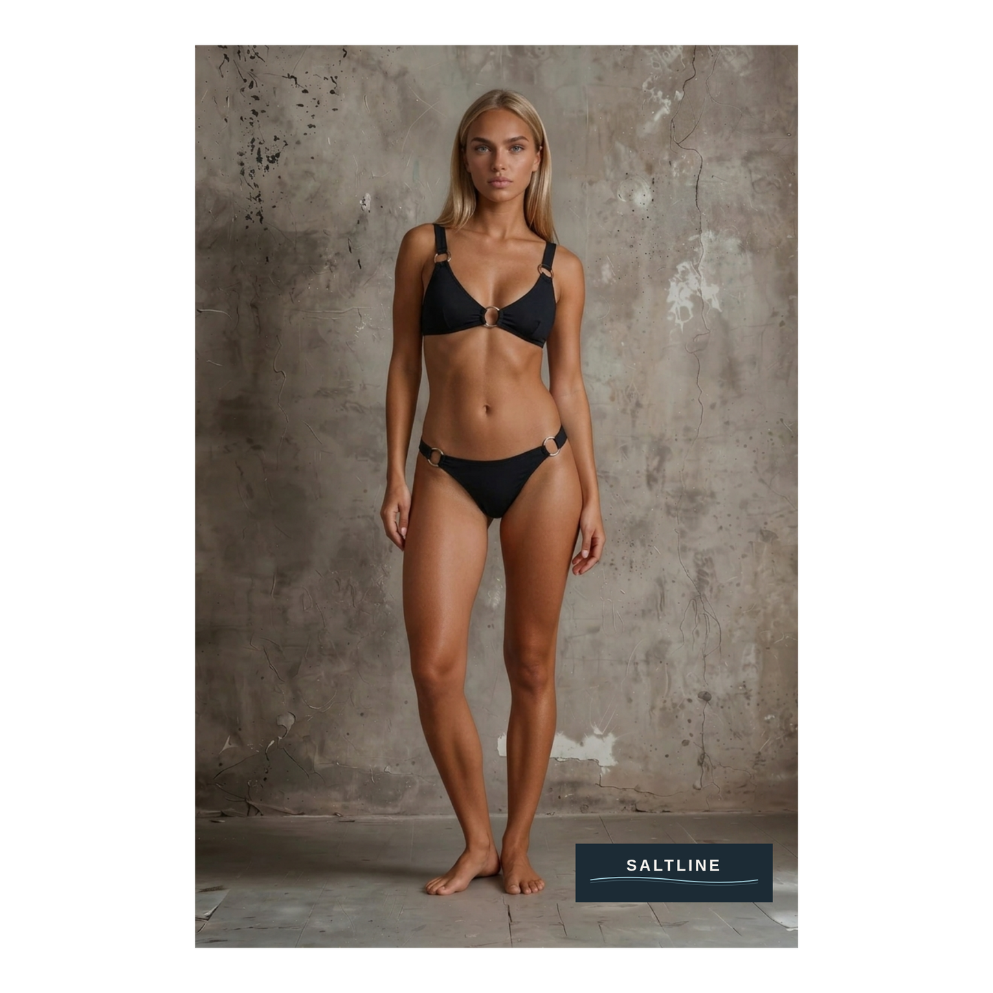The Scarlett Set Black Two-Piece Swimwear