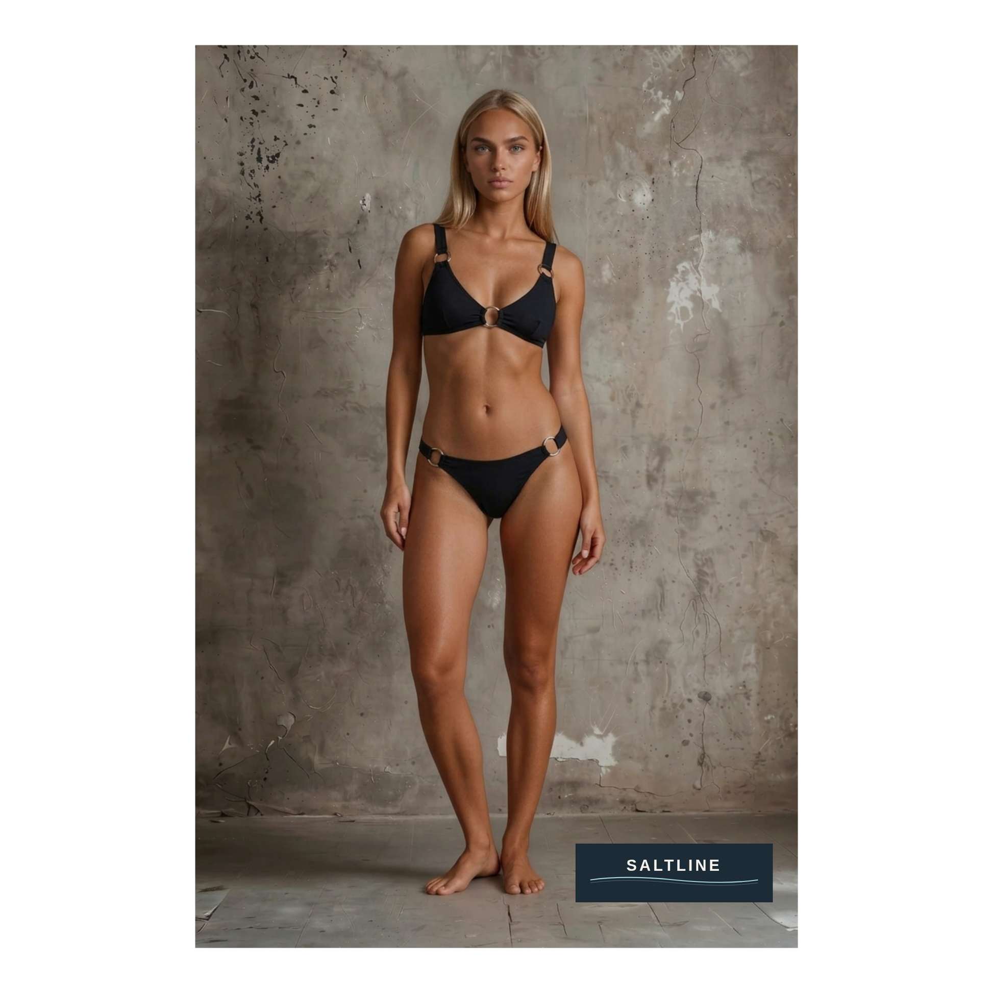 The Scarlett Set Black Two-Piece Swimwear