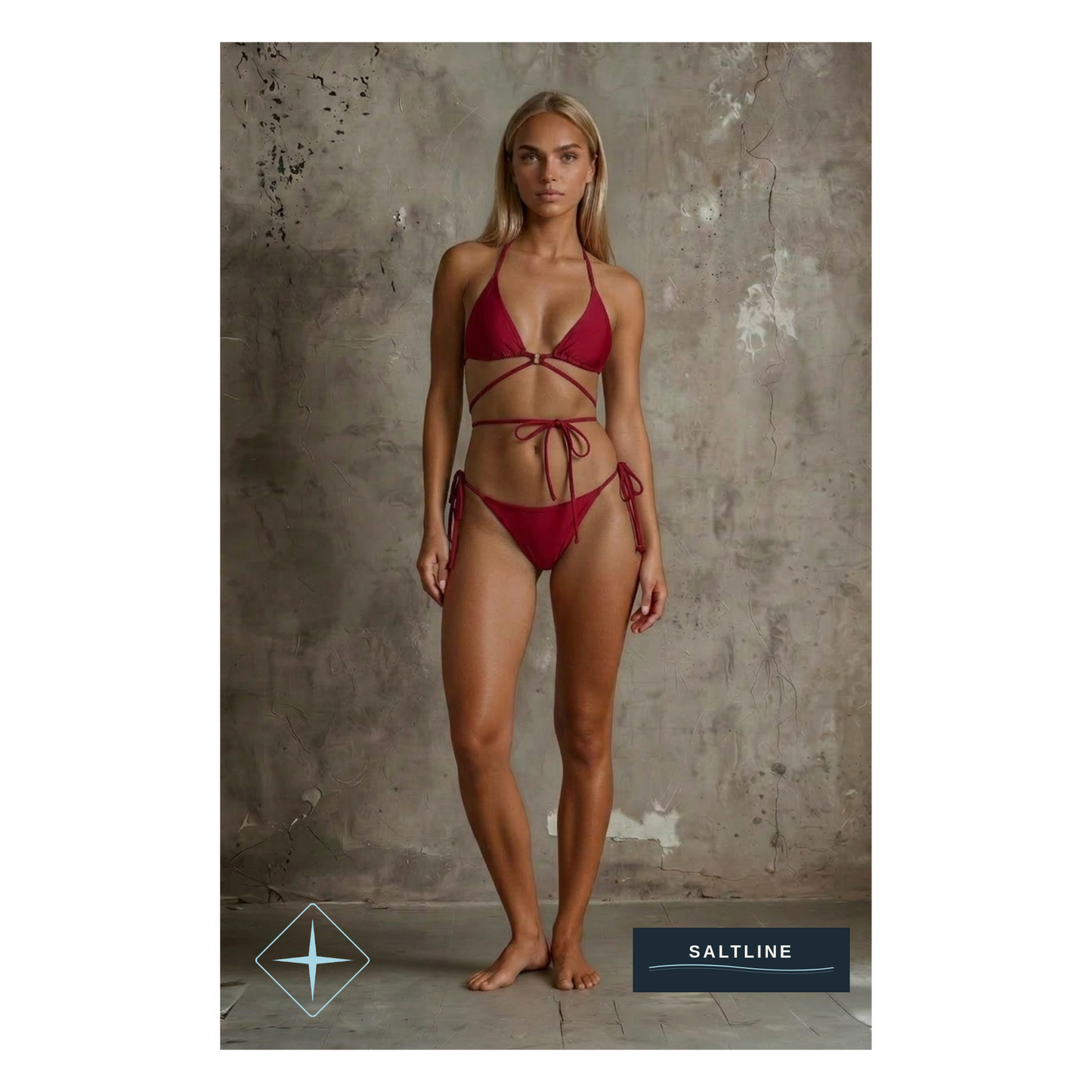 The Sunkiss Set Black Bikini — Front View