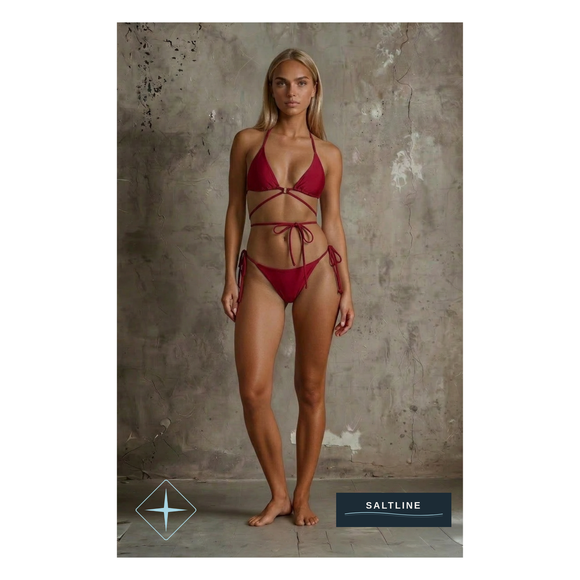 The Sunkiss Set Black Bikini — Front View