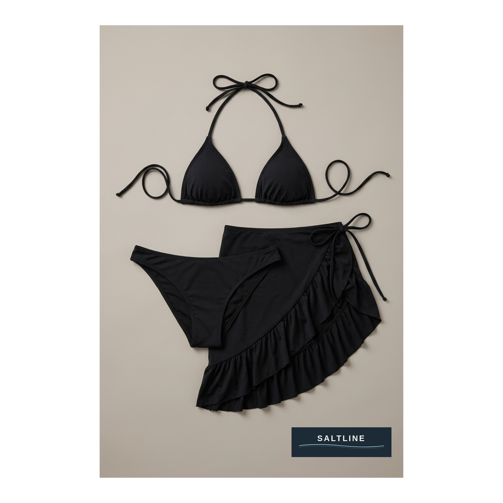 The Shoreline White Bikini Set — Saltline